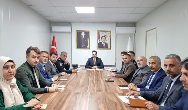 Gölbaşı'nda ilçe kurum amirleri toplantısı gerçekleştirildi