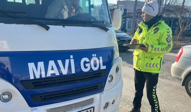Gölbaşı’nda otobüs ve servis araçları denetlendi