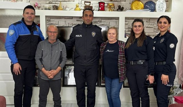 Gölbaşı’nda Şehit Polis Memuru Ümit Özet’in ailesine ziyaret