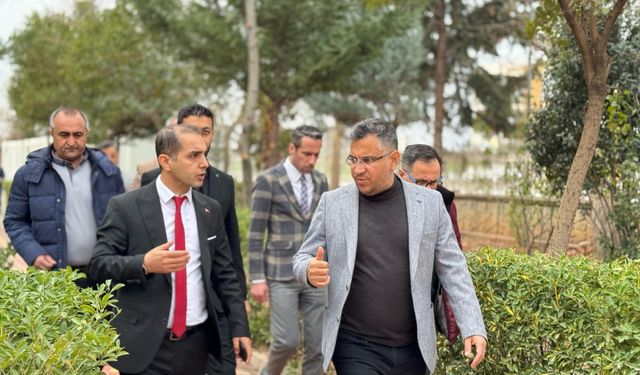 İl Sağlık Müdürü Prof. Dr. Mehmet Şirik, Kahta Devlet Hastanesini İnceledi 