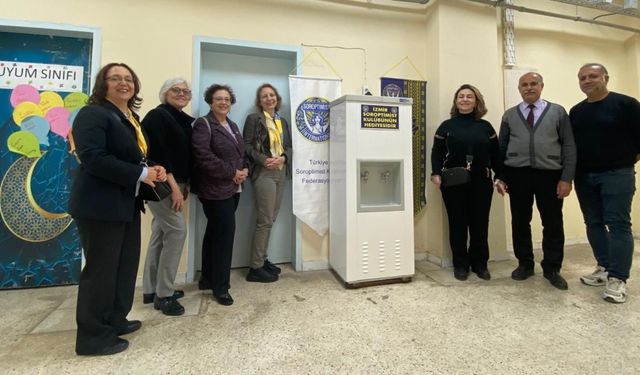 İzmir Soroptimist Kulübü’nden Adıyaman’daki okullara temiz su desteği 