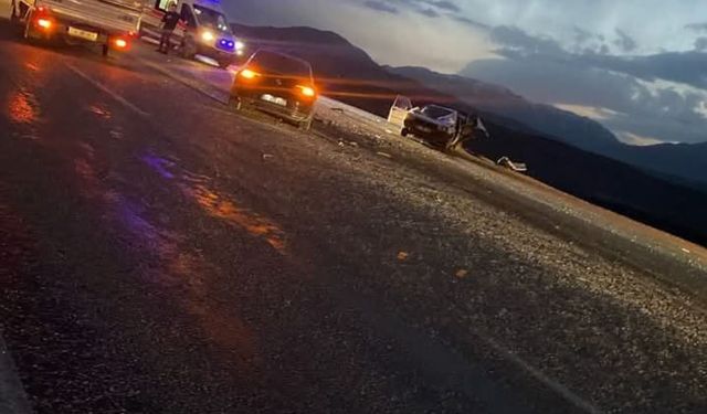 Malatya’da 2 otomobil çarpıştı: 1 ölü, 3 yaralı