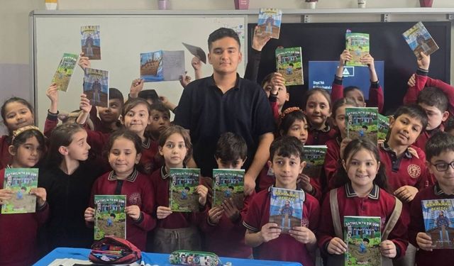 Türkiye’nin en genç yazarı Hüseyin Mirhat Coşkun Gaziantepli öğrencilerle buluştu 