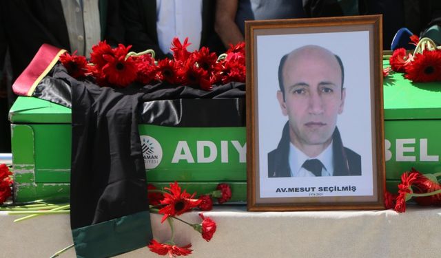 Adıyaman Barosu üyesi Avukat Mesut Seçilmiş son yolculuğuna uğurlandı  - Videolu Haber