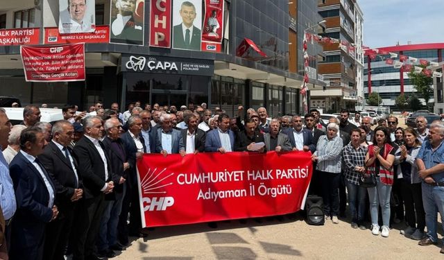 CHP Adıyaman İl Başkanı Engin Doğan: 'Cumhuriyet Halk Partisi korkmaz, geri çekilmez'  - Videolu Haber
