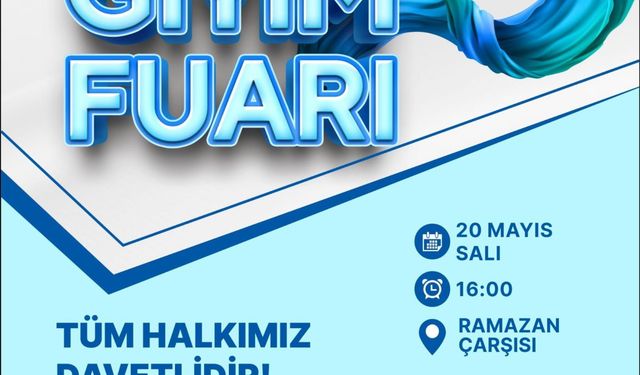 Kahta’da Giyim Fuarı açılıyor