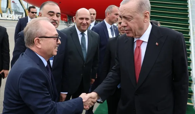Cumhurbaşkanı Erdoğan Azerbaycan'da