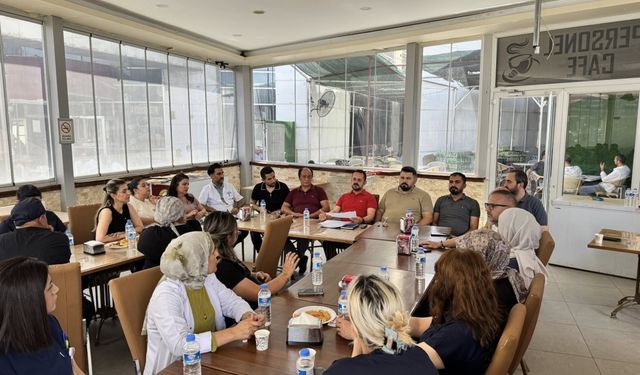 Başkan Çelik, üyeleriyle bir araya geldi