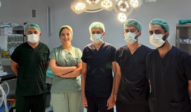 Gölbaşı’nda ilk izsiz cerrahiyle rahim sarkması ameliyatı yapıldı 