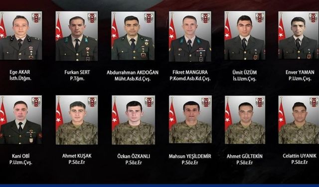 MSB, 12 askerin şehit olduğu metan gazı faciasının ayrıntılarını açıkladı 
