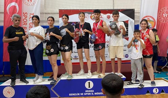 Muaythai Şampiyonasında Besnili sporculardan 3 altın, 3 gümüş, 1 bronz madalya 