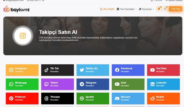 Instagram Bayan Takipçi Satın Al - Türk Kadın