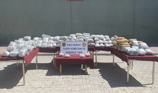 Van sınır hattında büyük operasyon! 165 kilogram uyuşturucu yakalandı