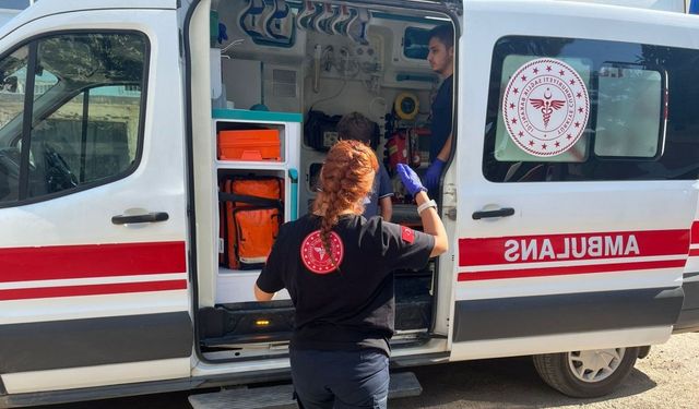 Kahta’da olay yerine giden polis aracı kaza yaptı: 4’ü polis 5 yaralı 