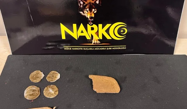 Düzce’de uyuşturucuya 1 tutuklama!