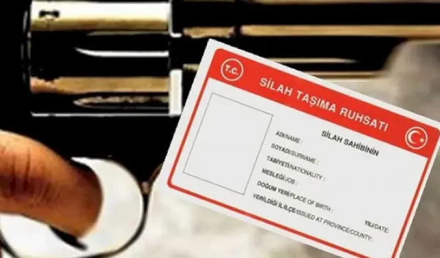 Silah taşıma ile ilgili maktu harç tutarları arttı