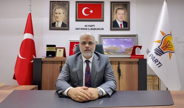 AK Parti Adıyaman İl Başkanı Faruk Bülent Kablan görevinden istifa etti  