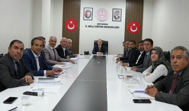 Adıyaman'da 'Eğitim Değerlendirme ve Koordinasyon Toplantısı' yapıldı