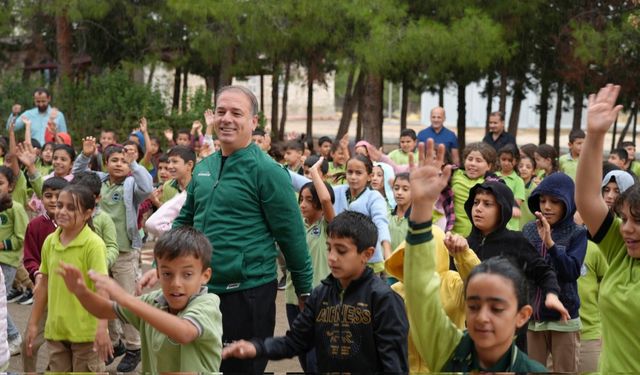 Adıyaman'da öğrenciler güne sporla başlıyor