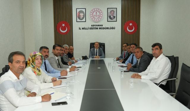 Adıyaman'da okulların genel durumu değerlendirildi