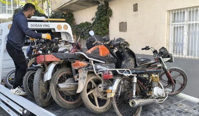 Gölbaşı'nda motosiklet tamircilerine operasyon