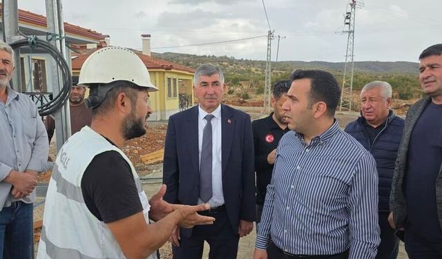 Kaymakam Kadir Algın, Gölbaşı'nda incelemelerde bulundu