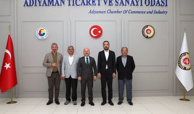 Vali Osman Varol, Adıyaman Ticaret ve Sanayi Odası'nı ziyaret etti