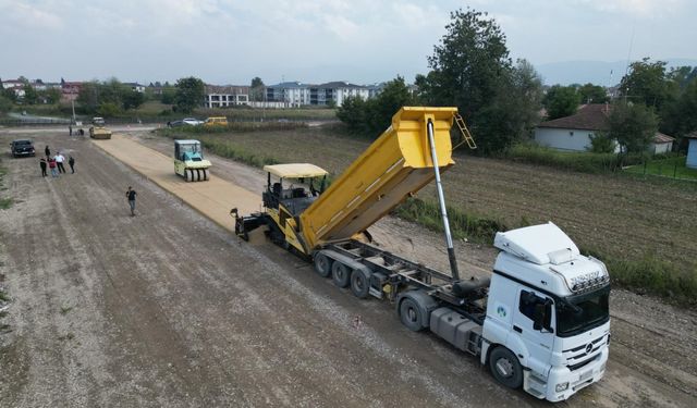 Yahyalı Bağlantı Yolu'nda asfalt hazırlıkları başladı