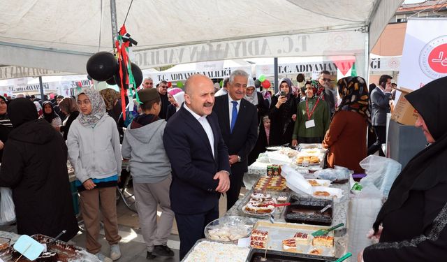 Adıyaman'da Filistin için 'Hayır Çarşısı' kuruldu - Videolu Haber