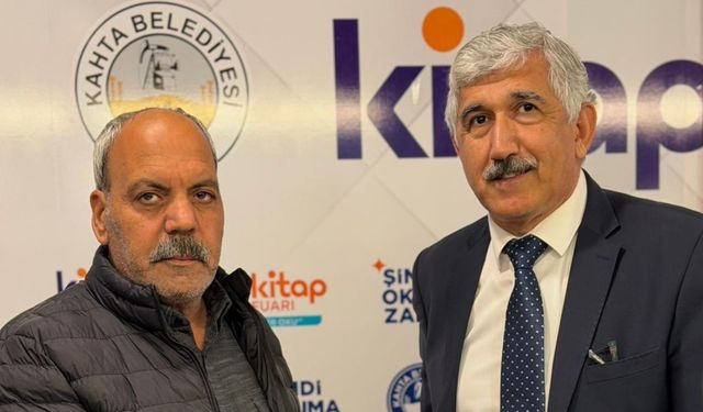 Kahta Kitap Günleri'ne Yoğun İlgi: Basına Desteklerinden Dolayı Plaket Takdimi Yapıldı
