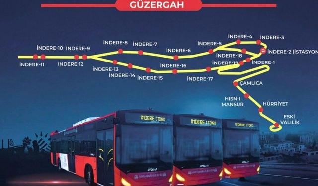 Adıyaman Belediyesi, İndere TOKİ hattına 3 yeni otobüs ekledi