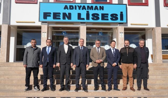 Adıyaman İl Millî Eğitim Müdüründen Fen Lisesine Ziyaret