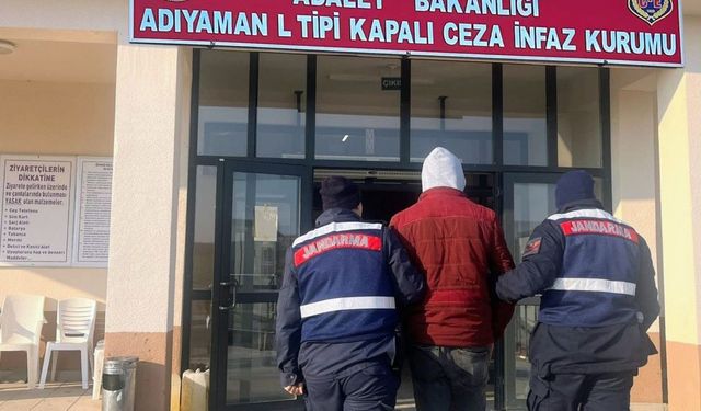 Adıyaman'da kesinleşmiş hapis cezası bulunan 2 kişi yakalandı