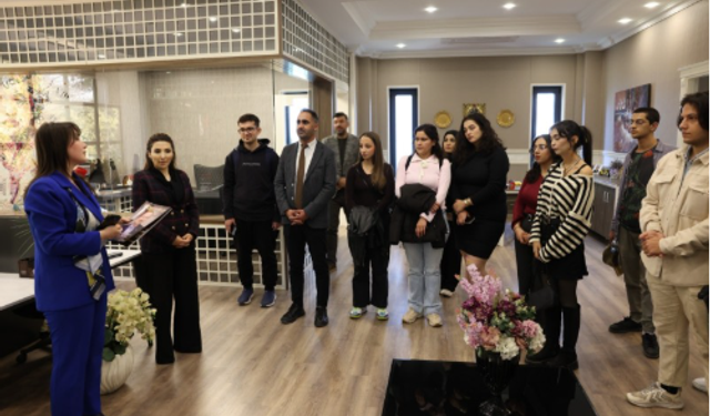 GAÜN'lü öğrenciler GGC'de uygulamalı gazetecilik eğitimi aldı