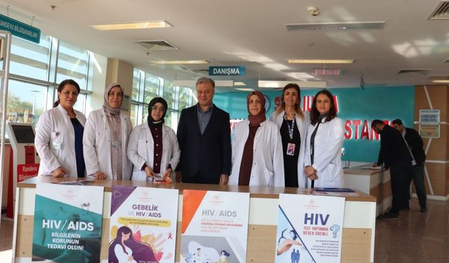 Harran Üniversitesi Hastanesi HIV'E dikkat çekti