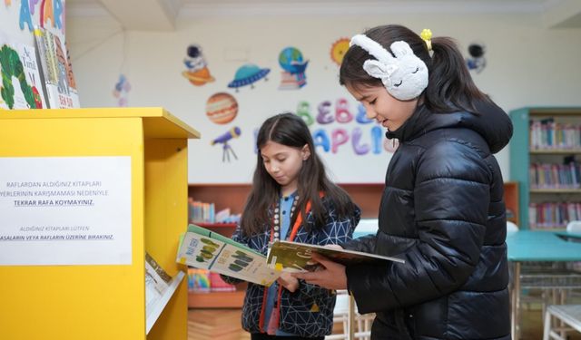 'Kütüphanelerdeyiz' etkinliğiyle öğrenciler, kütüphanelerde bilgi ve beceri kazanıyor