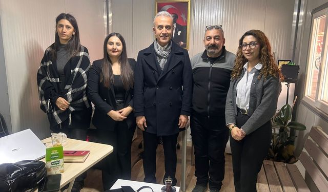 Adıyaman Aile ve Sosyal Hizmetler İl eski Müdürü Fehmi Çelik, Perre Haber Ajansı'nı ziyaret etti