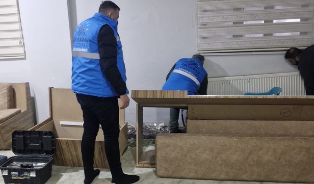 Adıyaman Belediyesi'nden taziye evlerinde gece mesaisi