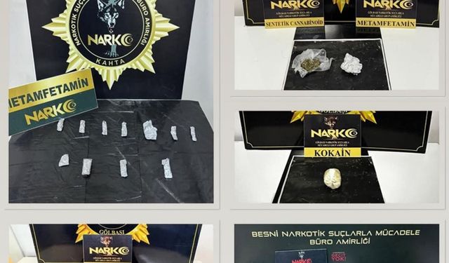 Adıyaman'da asayiş ve narkotik uygulamaları