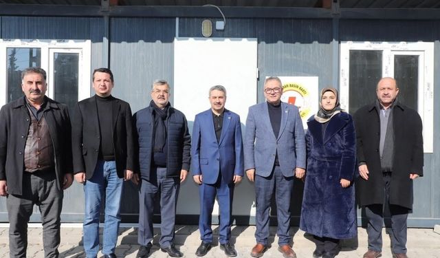 AK Parti Teşkilat Başkan Yardımcısı Mustafa Alkayış'tan Başkan Murat Çeliker'e Ziyaret