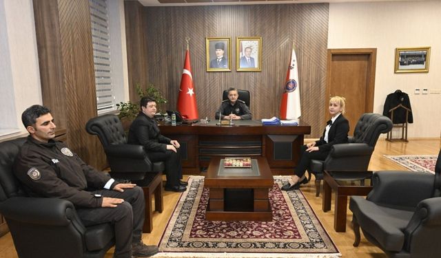 Adıyaman İl Emniyet Müdürü Nazman'dan personelle birebir görüşme