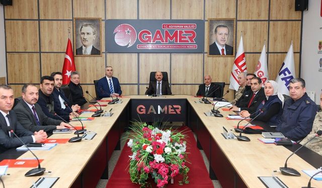 Adıyaman'da 112 Acil Çağrı Hizmetleri İl Koordinasyon Kurulu Toplantısı gerçekleştirildi