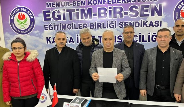 Ahmet Özbek 'Kalorifer yanmazken sağlıklı eğitimden söz edilemez'