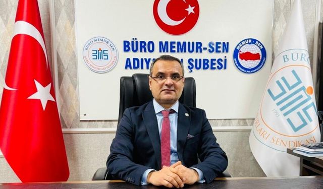 Büro Memur Sen Adıyaman Şube Başkanı Resul Taşkın'dan 6 Şubat mesajı: 'Acı taze, dayanışma diri'