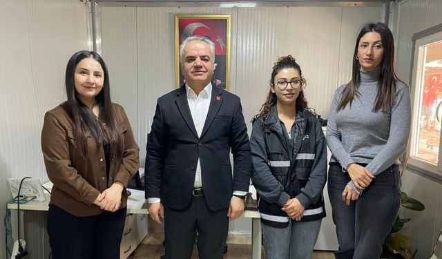 CHP'li Müslüm Aslanoğlu'ndan Perre Haber Ajansı'na ziyaret