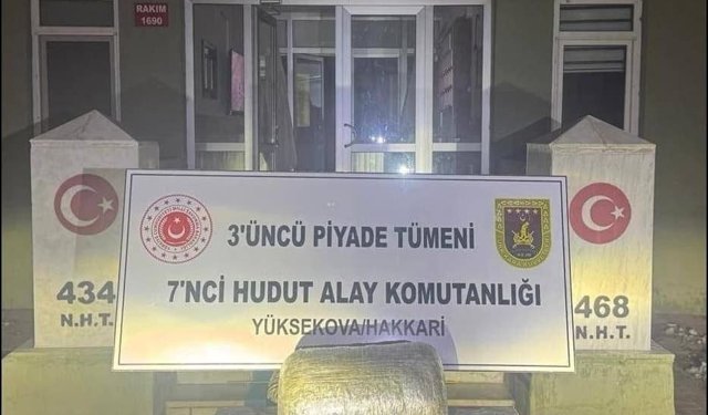 Hudut Kartalları'ndan Hakkâri'de Uyuşturucuya Geçit Yok