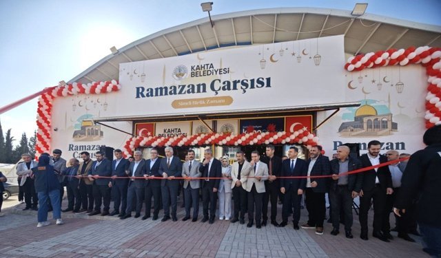 Kahta'da Ramazan Çarşısı'nın resmi açılışı yapıldı - Videolu Haber
