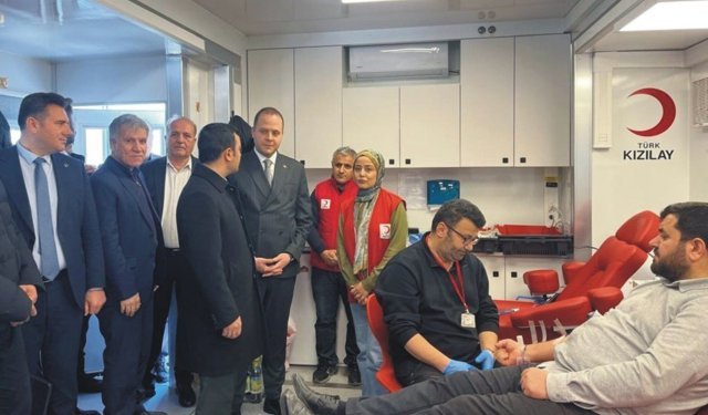Kahta'dan 81 ilde kan bağışı kampanyasına destek