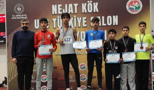 Kahtalı Atlet Mustafa Yavaş Türkiye Şampiyonu Oldu