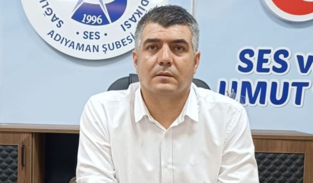 SES Adıyaman Şubesi Eş Başkanı İbrahim Halil Aydın: '6 Şubat'ın görünmeyen kahramanlarına vefa borcumuz var'